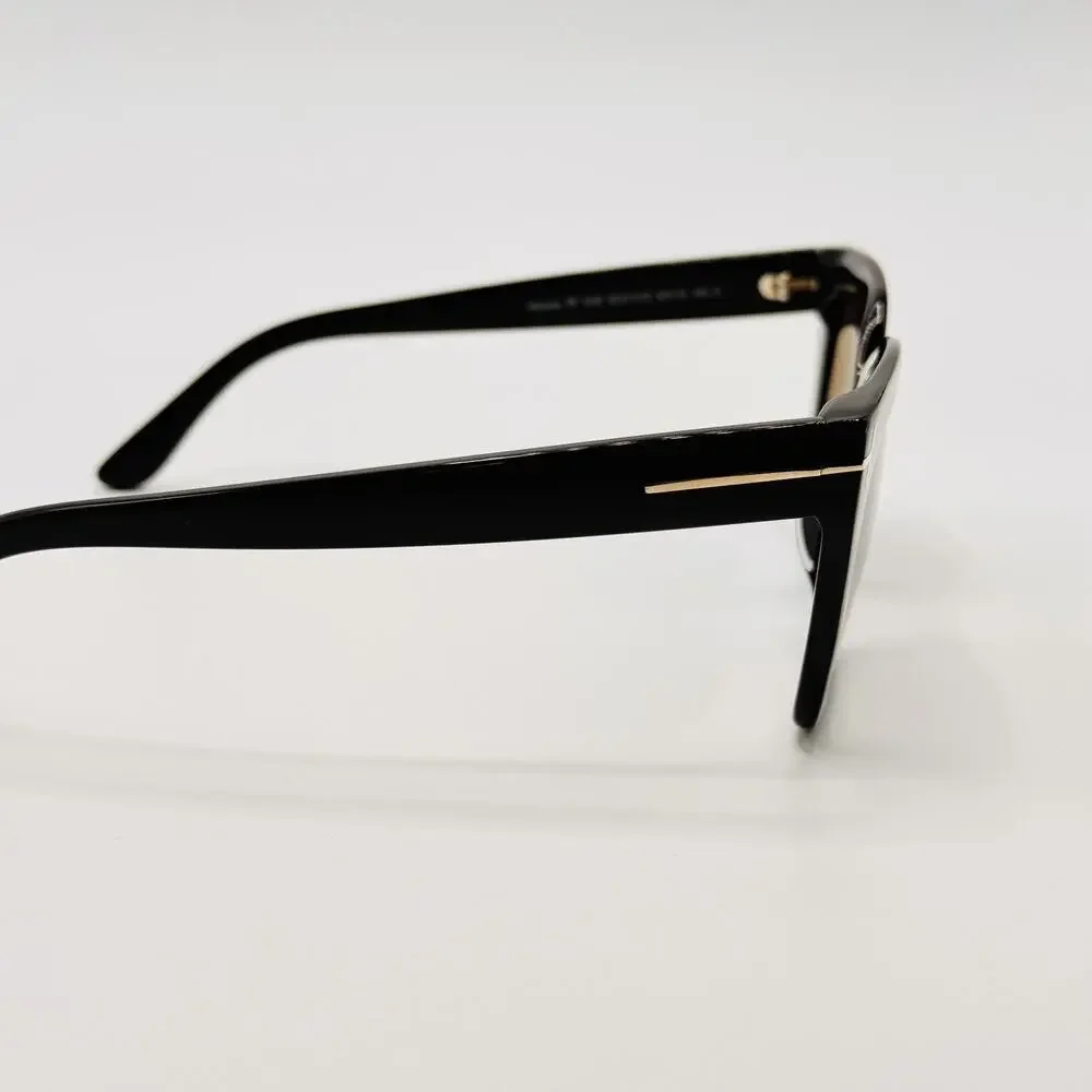 Tom Ford Sunglasses TF1030 01Z Winona Black Cat Eye Brown Gradient 53-15-140